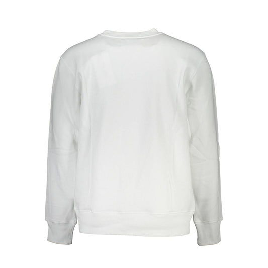Calvin Klein Weißer Baumwollpullover für Männer