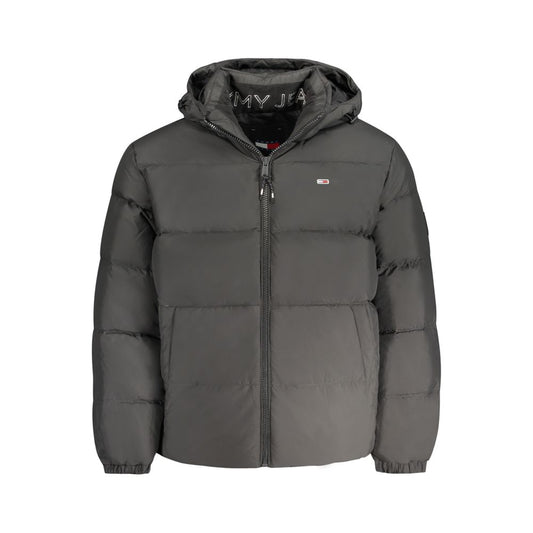 Tommy Hilfiger Schwarze Recycelte Polyester Herren Jacke