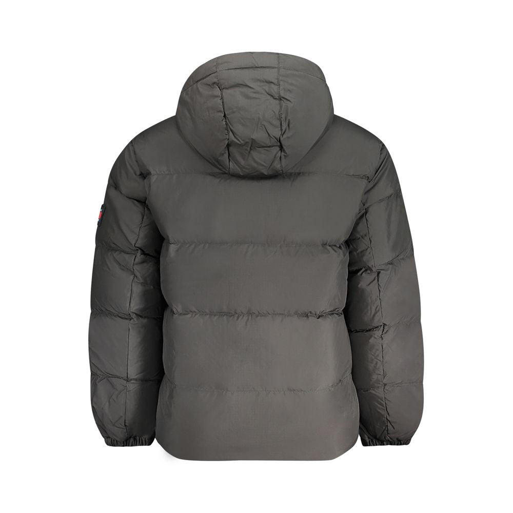 Tommy Hilfiger Schwarze Recycelte Polyester Herren Jacke