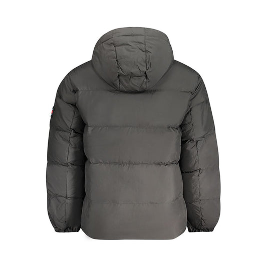 Tommy Hilfiger Schwarze Recycelte Polyester Herren Jacke