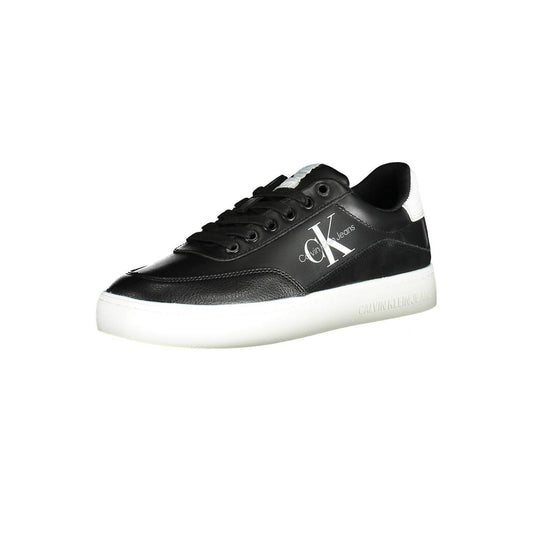 Calvin Klein Schwarzes Leder Damen Sneaker