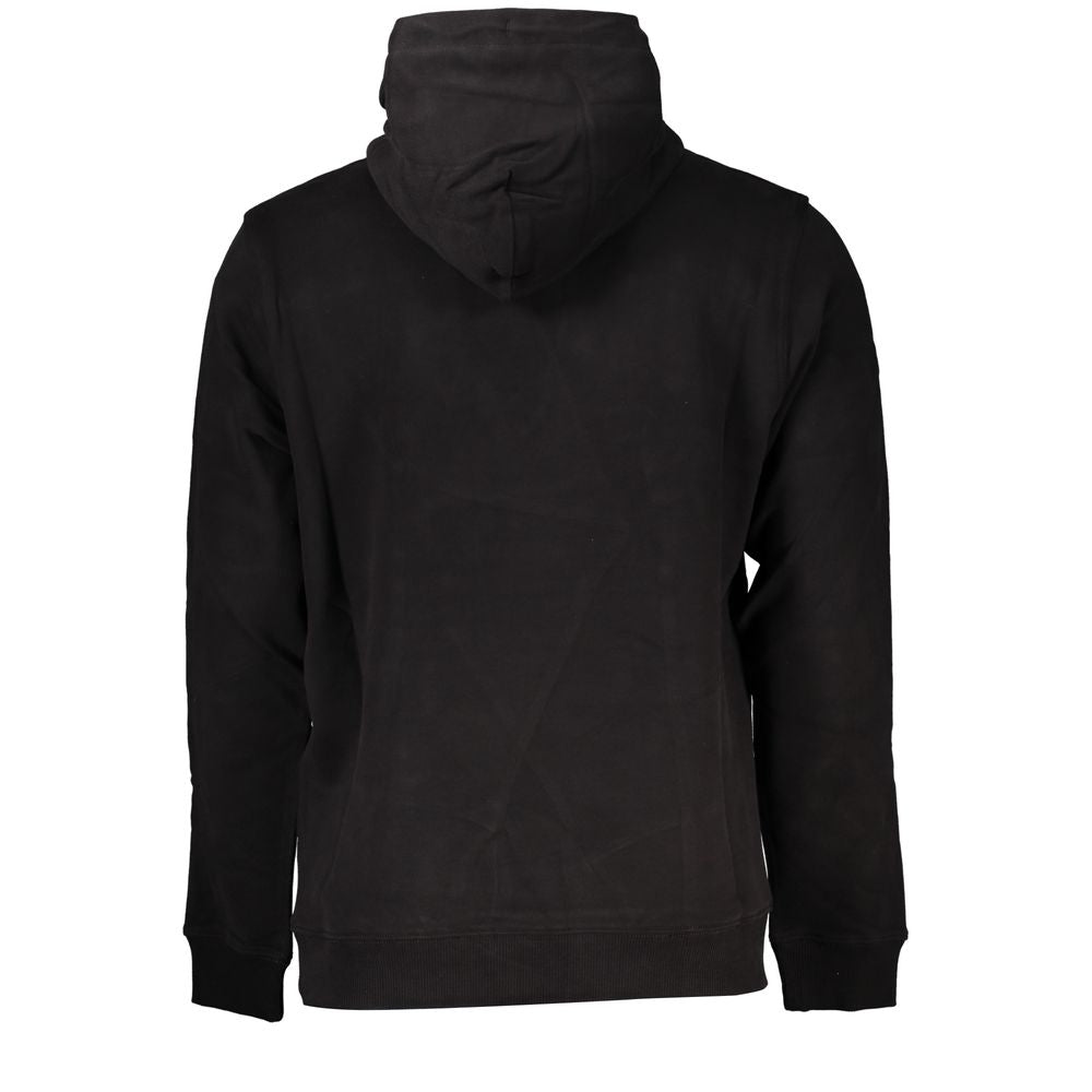 Tommy Hilfiger Schwarzer Baumwollpullover für Männer mit Kapuze