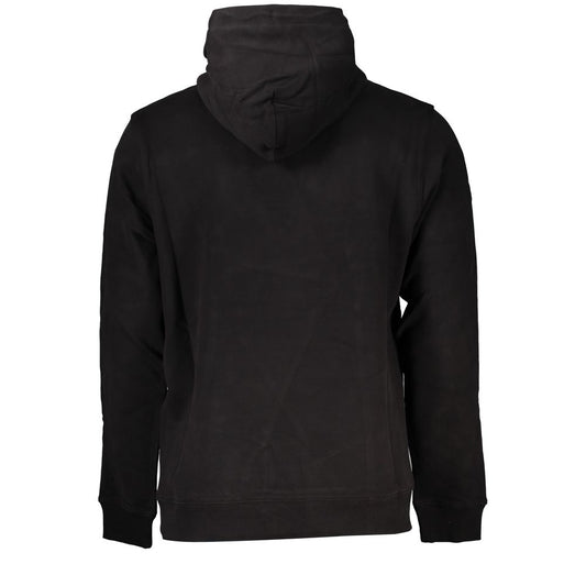 Tommy Hilfiger Schwarzer Baumwollpullover für Männer mit Kapuze