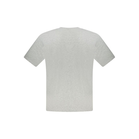 North Sails Grigio Cotton Men T-Shirt