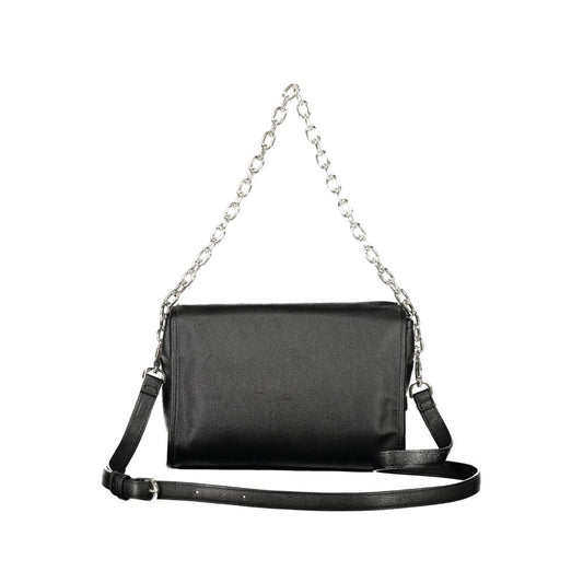 Mario Valentino Black Polyurethane Women's Handbag