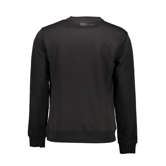 Plein Sport Black Cotton Men's Sweatshirt