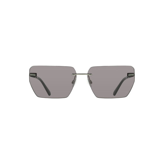 Calvin Klein Graue Metall-Sonnenbrille für Männer