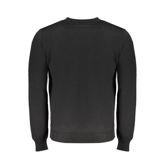 Harmont & Blaine Black Wool Sweatshirt