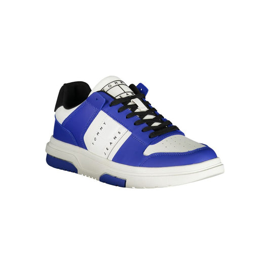 Tommy Hilfiger Blue Polyester Athletic Sneakers