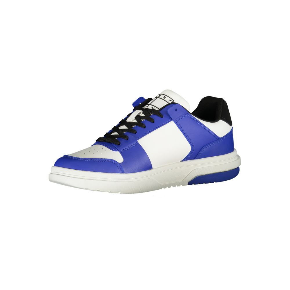 Tommy Hilfiger Blue Polyester Athletic Sneakers
