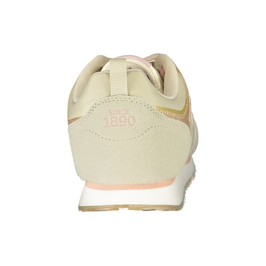 U.S. POLO ASSN. Beige Polyester Athletic Sneakers