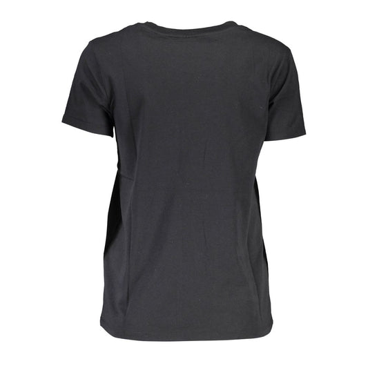 Levi's Schwarzes Baumwoll-T-Shirt für Frauen