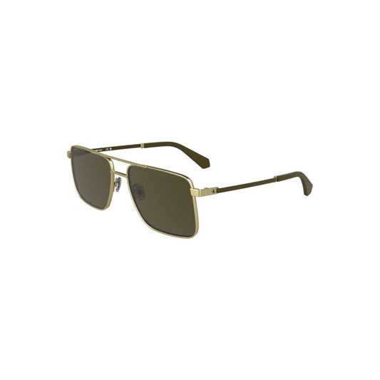 Calvin Klein Gold Metall Männer Sonnenbrille