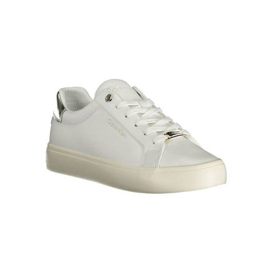 Calvin Klein Weißes Leder Damen Sneaker