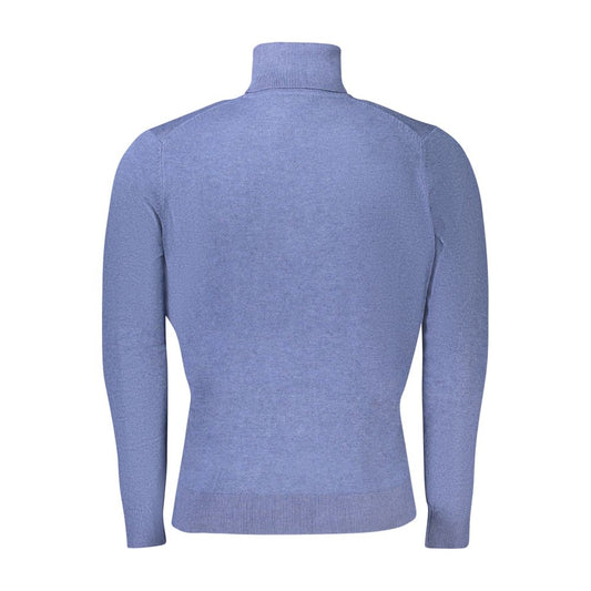 Norway 1963 Blauer Pullover aus Wolle für Männer