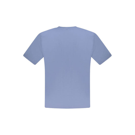 North Sails Blu Cotton Men T-Shirt