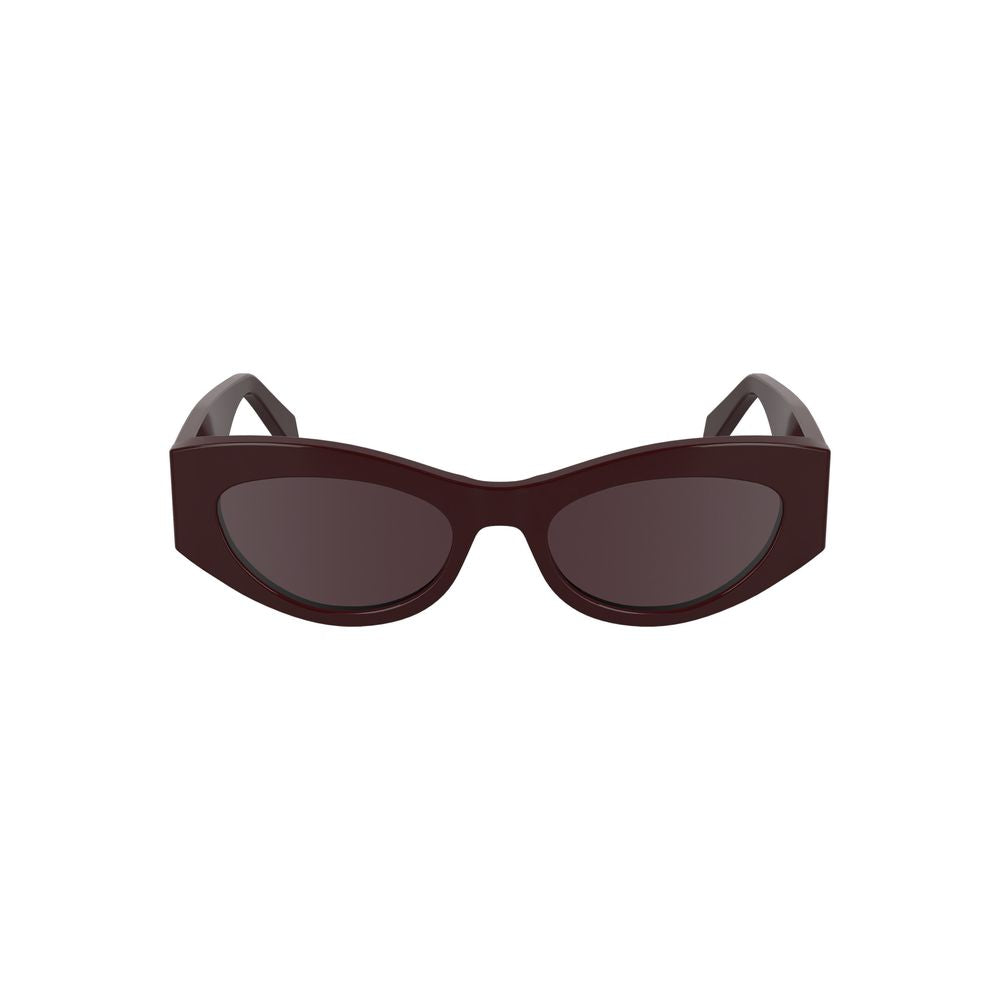 Calvin Klein Rote Acetat-Sonnenbrille für Frauen