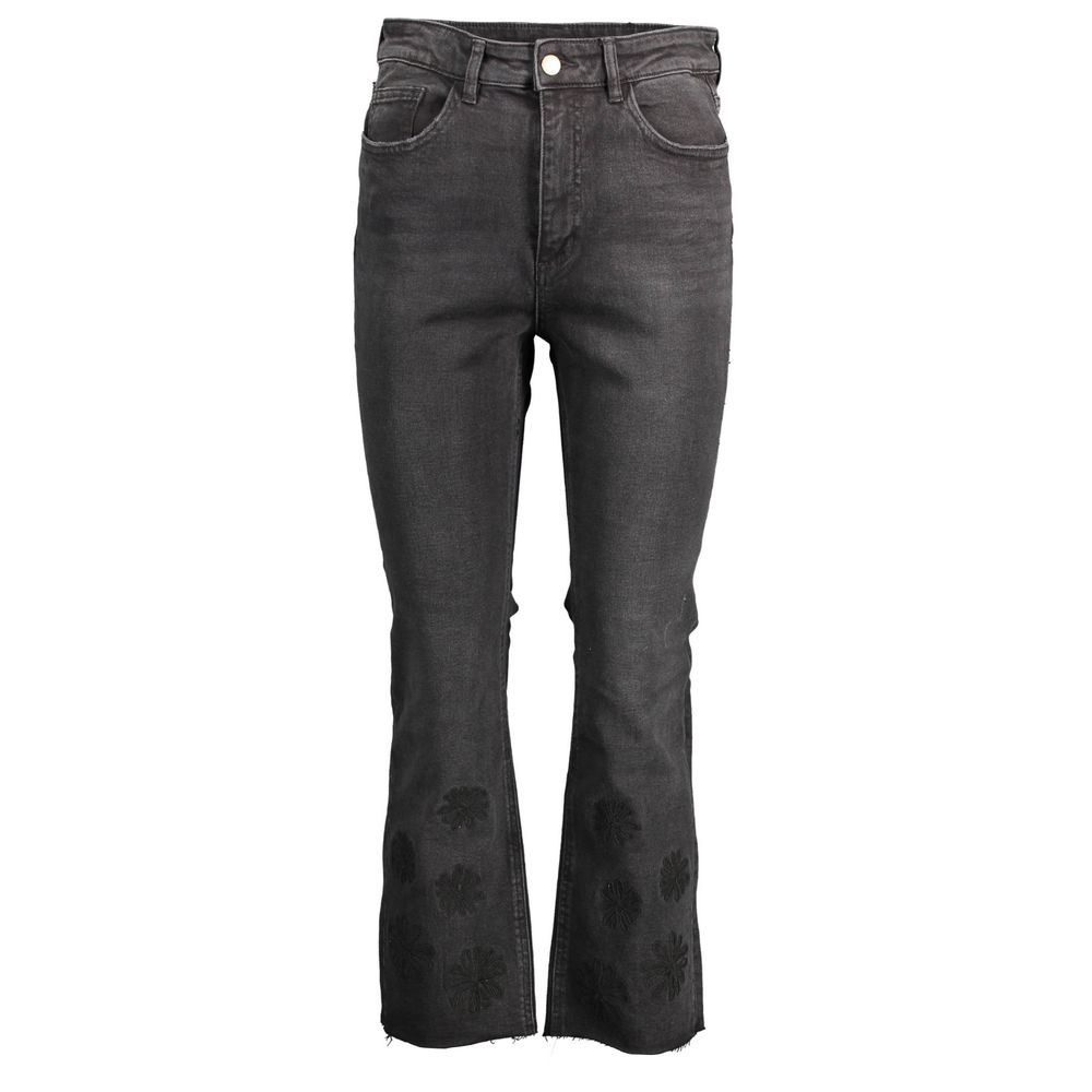 Desigual Schwarz Baumwolle Frauen Jeans