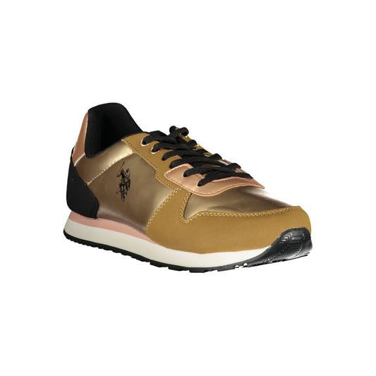 U.S. POLO ASSN. Oro Poliuretano Donna Sneaker