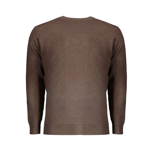 Norway 1963 Brauner Pullover aus Wolle für Männer