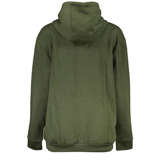 Cavalli Class Green Cotton Sweatshirt