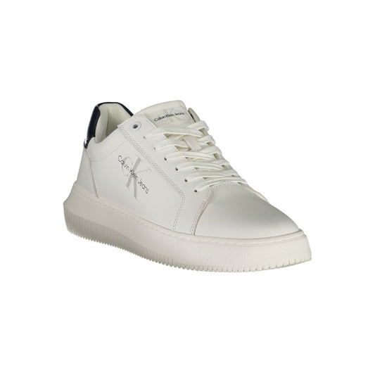 Calvin Klein Bianco Leather Men Sneaker