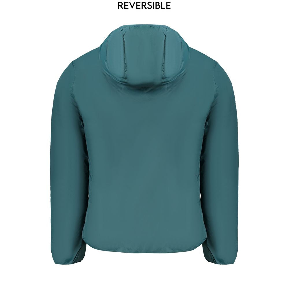 Norway 1963 Grüne Polyamid-Herren-Wendejacke