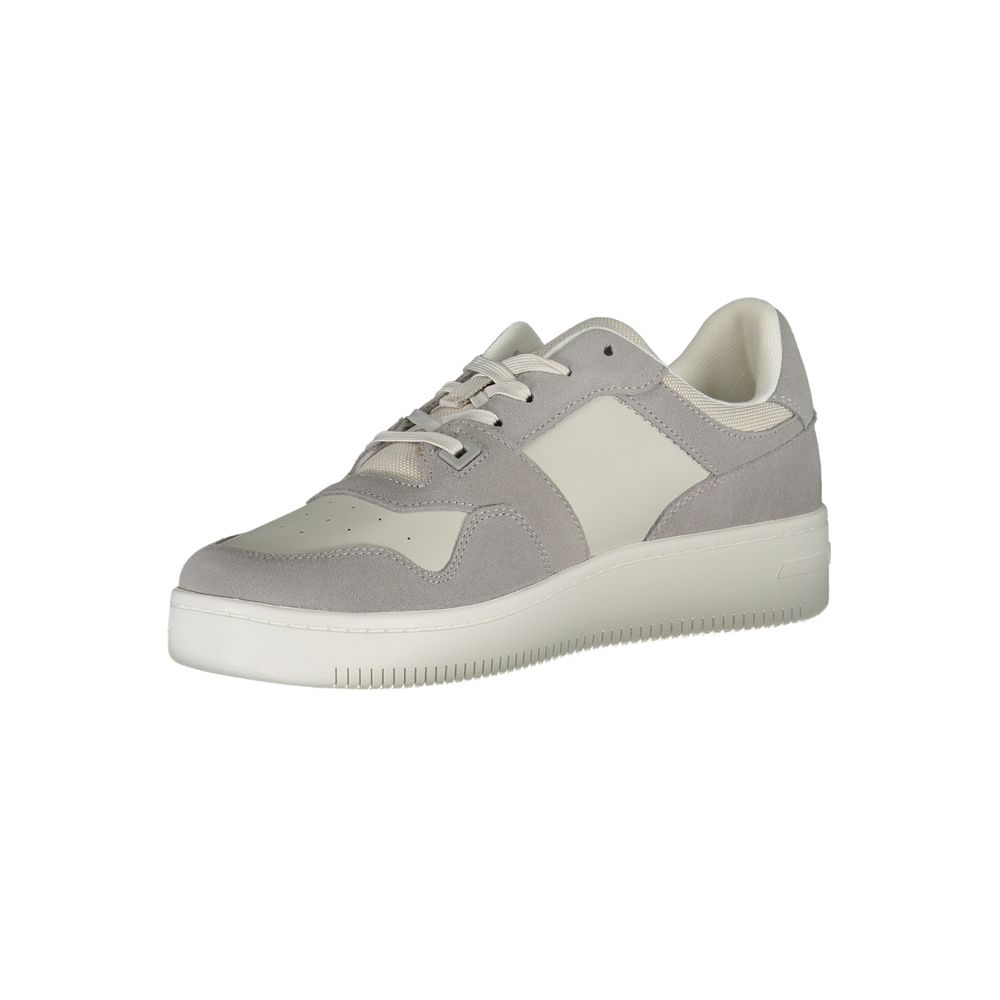 Tommy Hilfiger Gray Polyester Athletic Sneakers