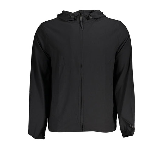 Calvin Klein Schwarze Polyester-Sportjacke für Männer