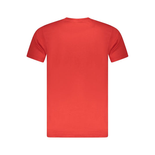 Cavalli Class Red Cotton Men T-Shirt