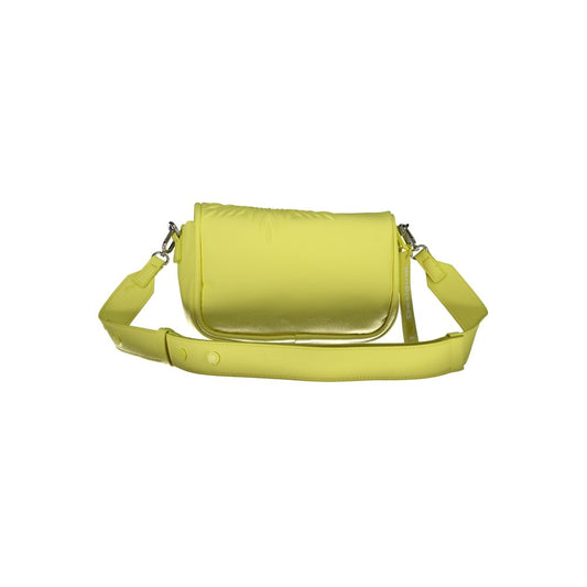 Desigual Gelbe Polyethylen-Handtasche