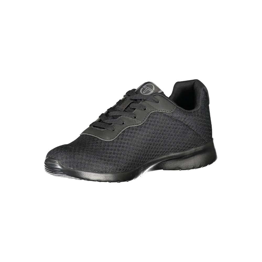 Sergio Tacchini Black Polyurethane Men's Sneaker