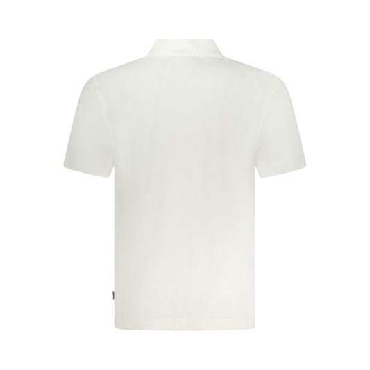Wrangler Bianco Cotton Men Polo-Shirt