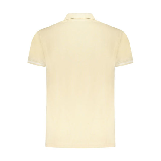 Cavalli Class Beige Cotton Men Polo Shirt