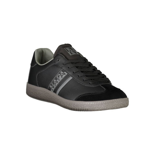 Napapijri Black Polyester Athletic Sneakers