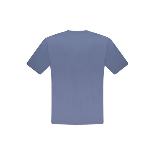 North Sails Blu Cotton Men T-Shirt