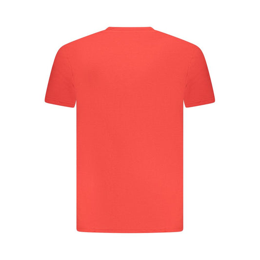 Cavalli Class Red Cotton Men T-Shirt