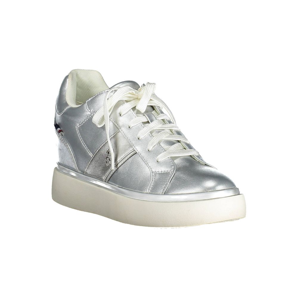 U.S. POLO ASSN. Gray Polyester Women Sneaker
