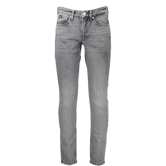 Calvin Klein Graue Baumwolle Männer Jeans