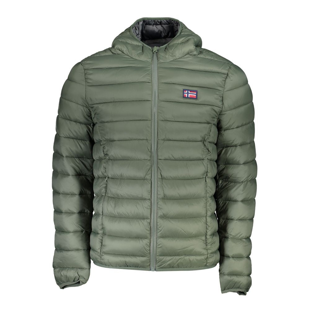 Norway 1963 Grüne Polyamid Herren Jacke