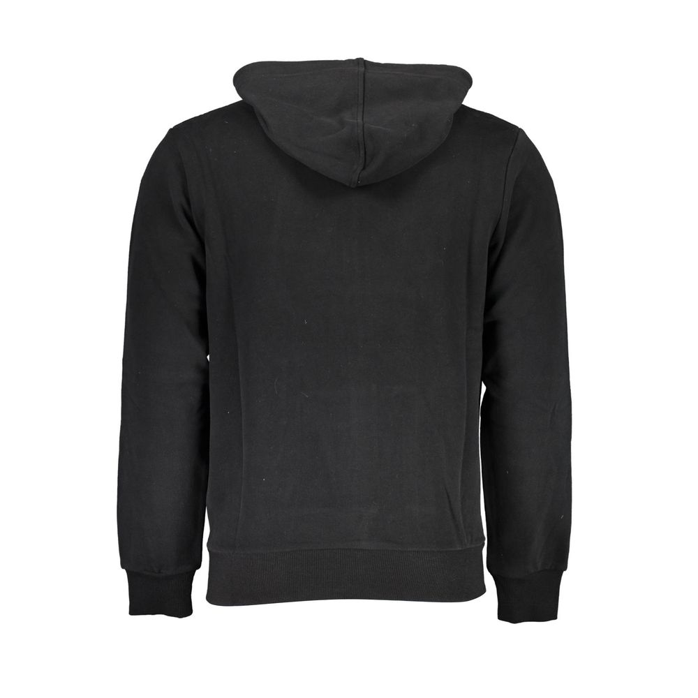 La Martina Black Cotton Sweatshirt