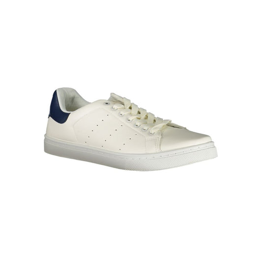 Norway 1963 White Polyester Athletic Sneakers
