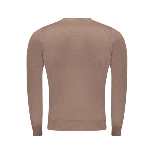 Cavalli Class Marrone Viscose Men's Sweater
