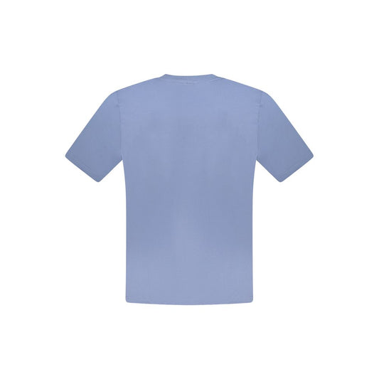North Sails Blue Cotton Men T-Shirt