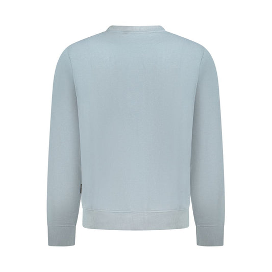 Napapijri Grigio Cotton Men Sweatshirt
