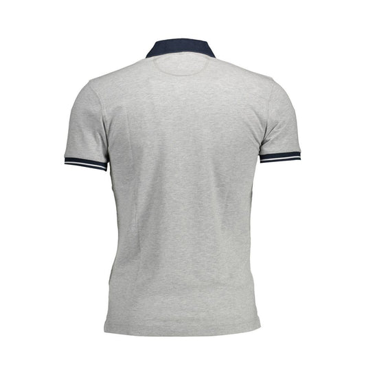 La Martina Grigio Cotton Men Polo