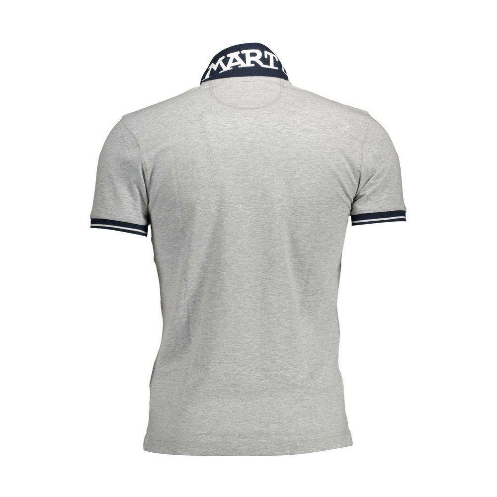La Martina Grigio Cotton Men Polo