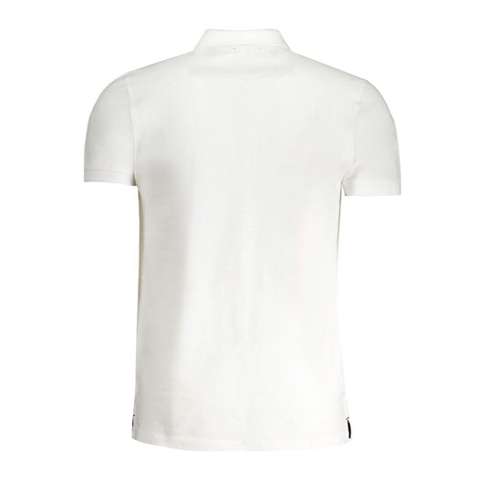 Cavalli Class "Bianco Cotton Men's Polo Shirt"
