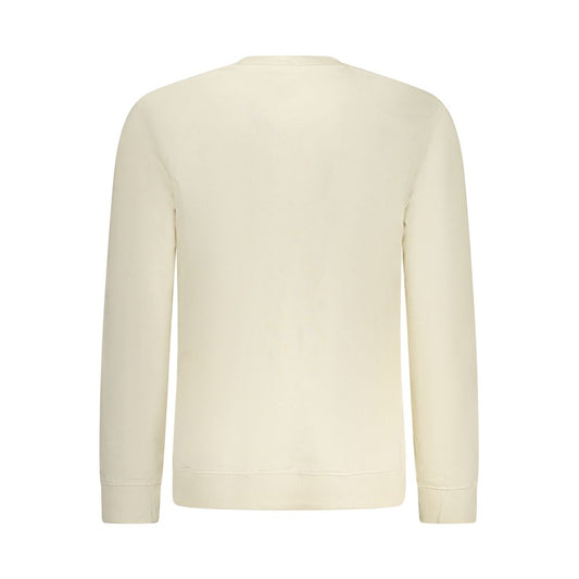 Lee Beige Cotton Men Sweatshirt