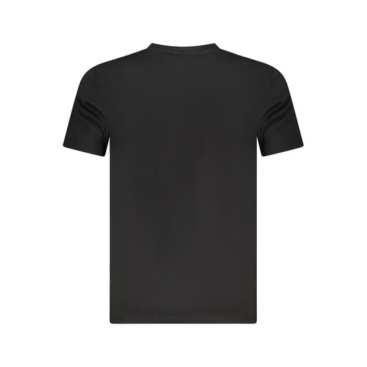 Cavalli Class Black Cotton Men T-Shirt